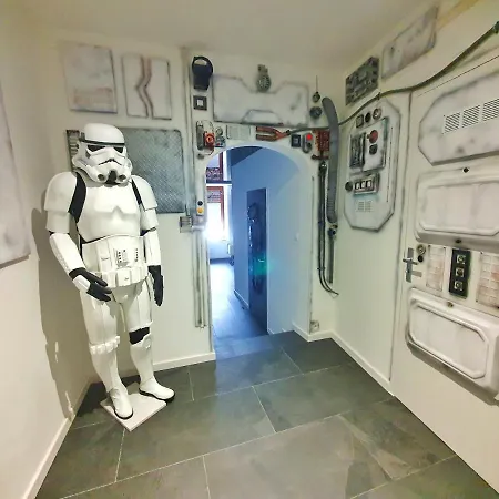 -galaxy Spa-jacuzzi-insolite-4pers-jardin-spa-clim Appartement Holtzwihr